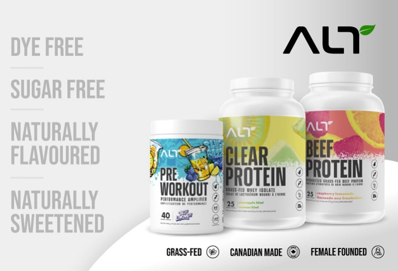 ALT Nutrition Grass-Fed Beef Protein Isolate Powder | 20g Protein from Hydrolyzed Beef Isolate, Dairy Free | Clear Smooth Juice-Like Texture | Naturally Flavoured, 25 Servings (Raspberry Lemonade) ALT Nutrition