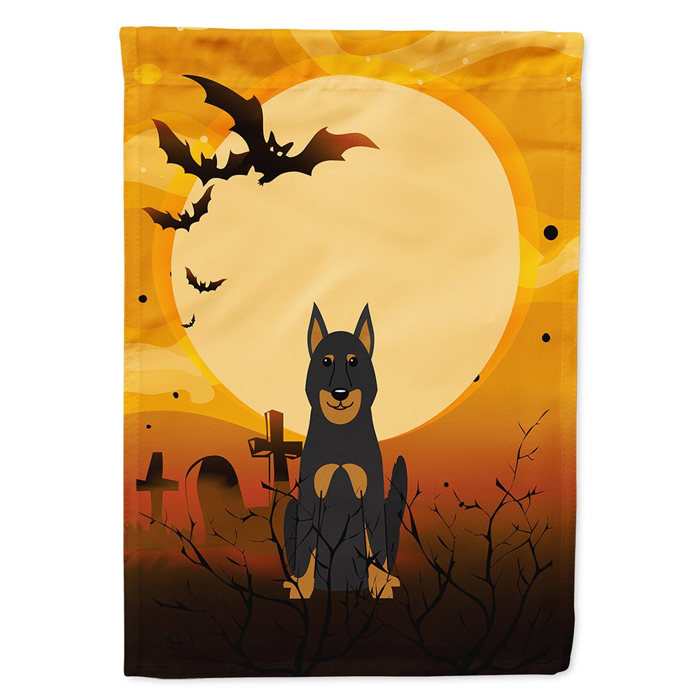 Drapeau en toile Caroline's Treasures BB4346CHF pour maison, motif chien de berger de Beauce, Halloween, grande taille, multicolore