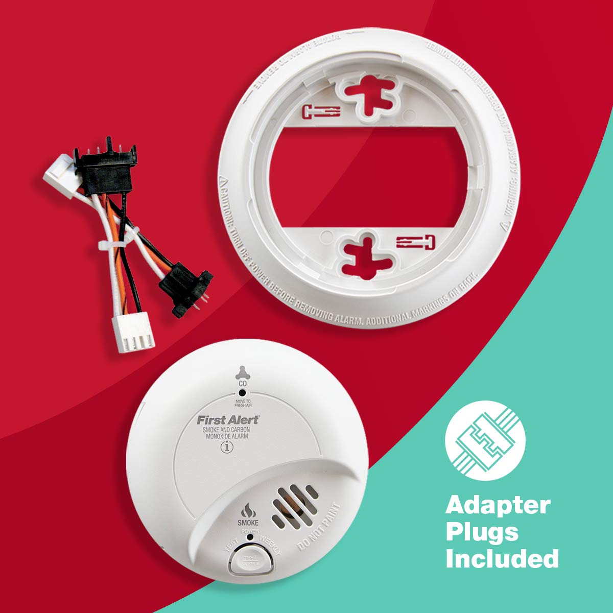 First Alert SC9120LBLA Hardwire Smoke/Carbon Monoxide Alarm 10 Year Battery