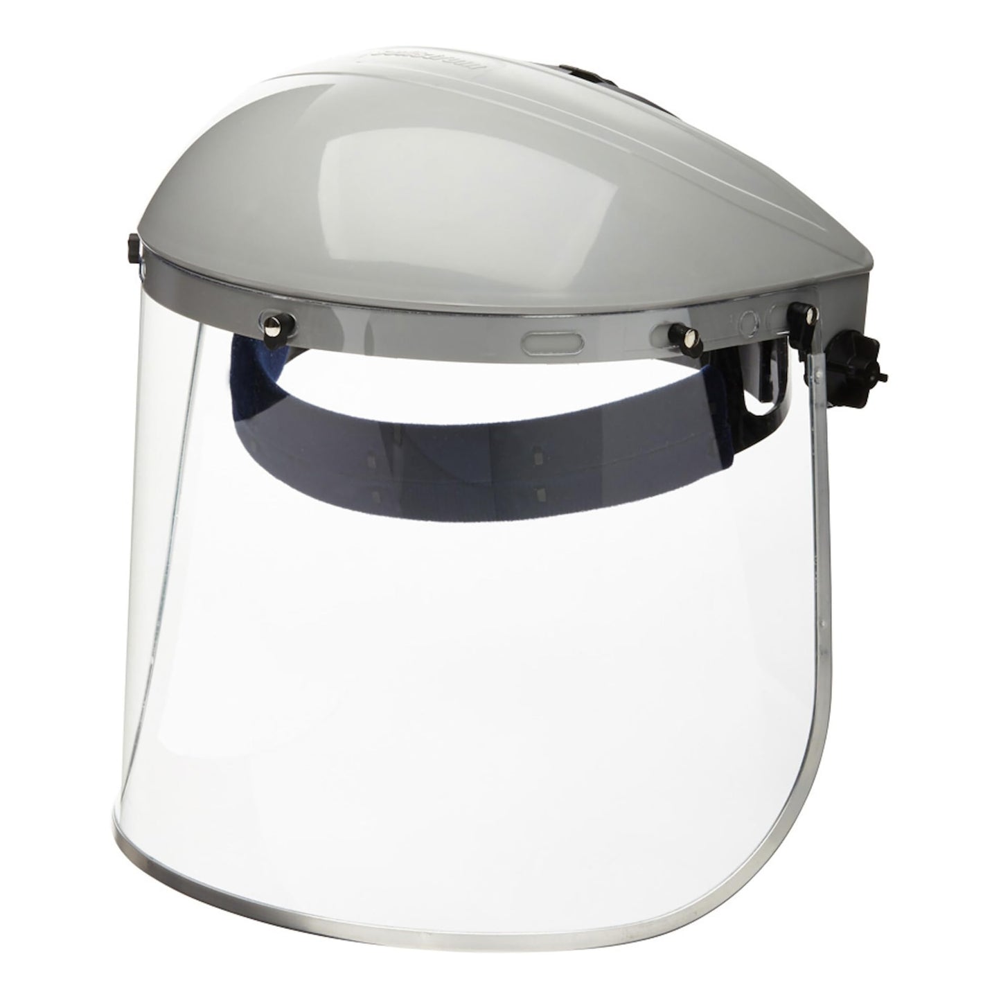 Sellstrom Advantage Face Shield - Lightweight, High Impact, Polycarbonate Window with Reinforced Aluminum Binding, Protective Crown & Adjustable Ratchet Headgear, for Grinding, Cutting - CSA Z94.3 - Available at All In One Marketplace Canada