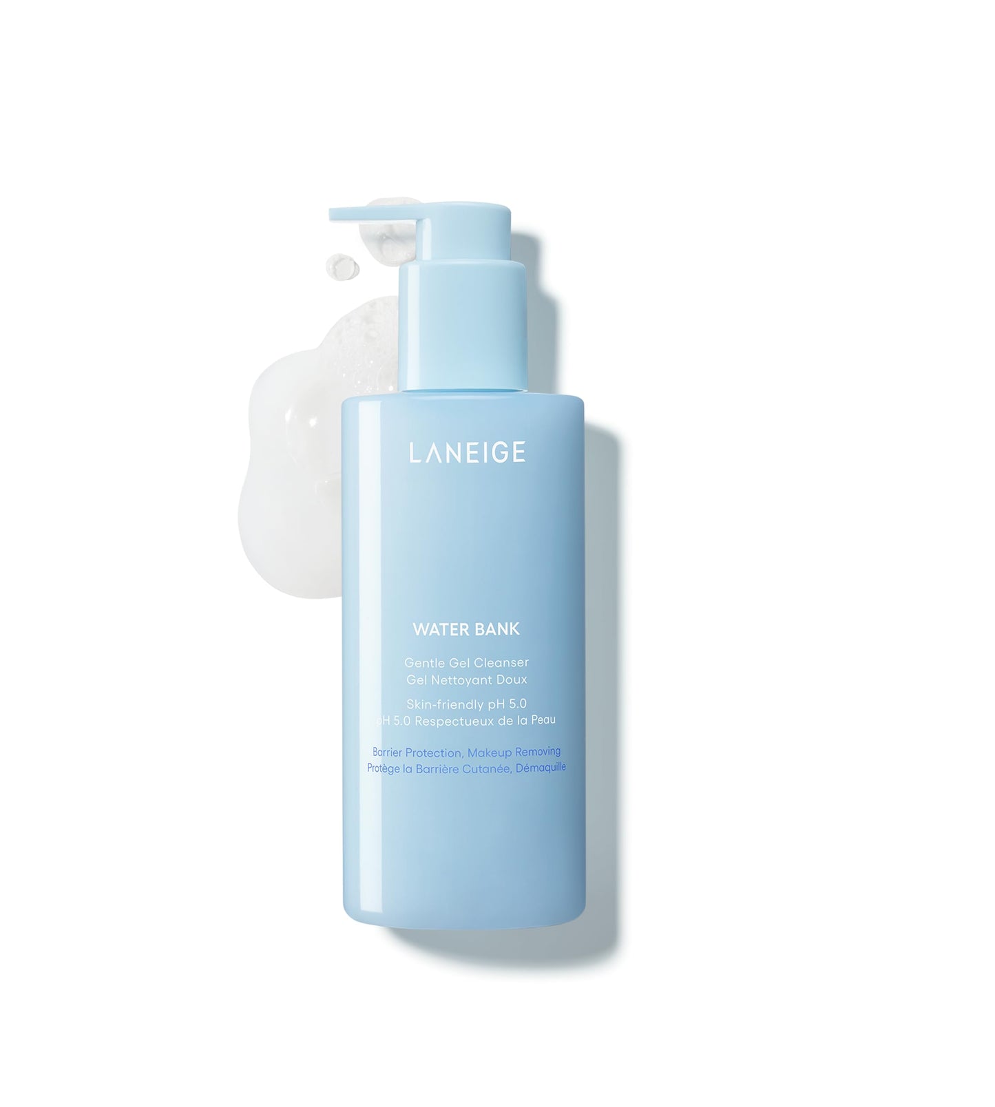 LANEIGE Water Bank Gentle Gel Cleanser: pH-Balanced & Barrier-Boosting with Blue Hyaluronic Acid LANEIGE