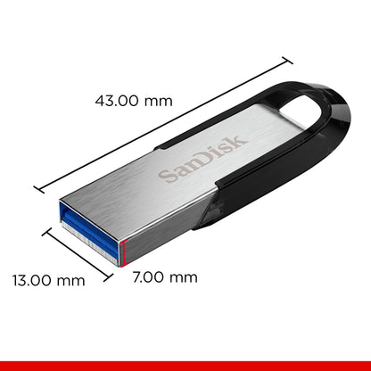 SanDisk Ultra Flair USB 3.0 64GB Flash Drive High Performance up to 150MB/s (SDCZ73-064G-G46)