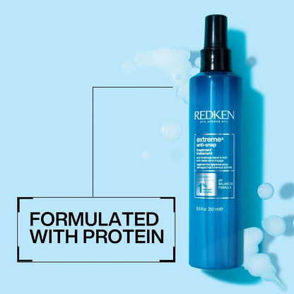 REDKEN Anti-Breakage Leave-In Treatment, Conditioner For Dry, Damaged Hair, Fortifies and Helps Reduce Breakage, Infused With Proteins, Extreme Anti-Snap, 250 ml - Available at All In One Marketplace Canada
