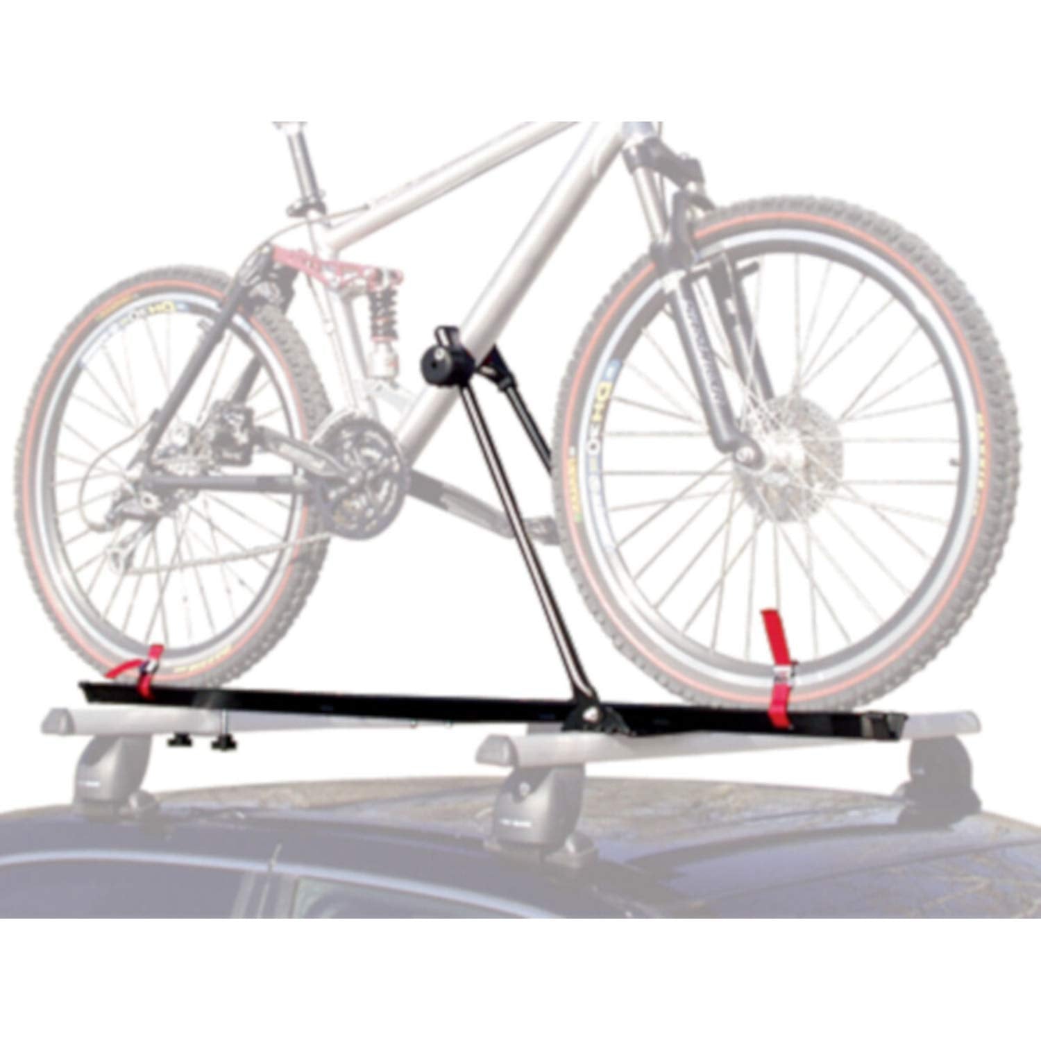 Swagman Upright Roof Mount Bike Rack – Rooftop Upright Bike Carrier for Secure Bicycle Transport Swagman