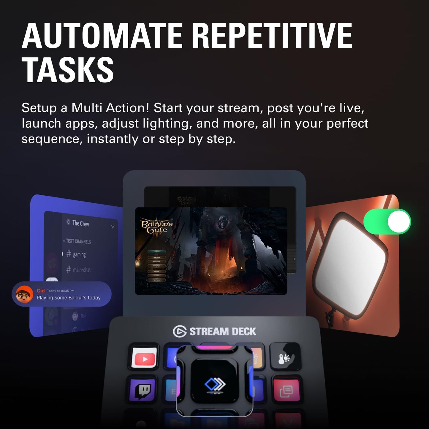 Elgato Stream Deck MK.2 Studio Controller, 15 Macro Keys Elgato