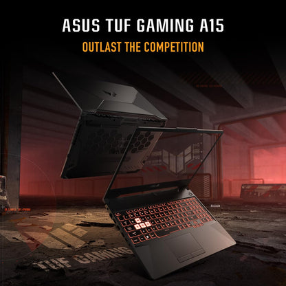 ASUS TUF Gaming A15 Gaming Laptop, 15.6” 144Hz FHD Display, AMD Ryzen 5 7535HS Processor, GeForce RTX 2050, 8GB DDR5 RAM, 512GB PCIe SSD Gen 4, Wi-Fi 6, Windows 11, FA506NF-AS51-CA Asus
