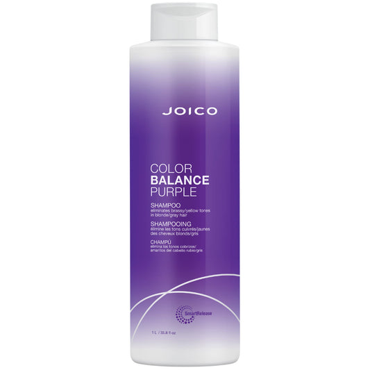 Joico Color Balance Purple Shampoo for Blonde Hair, Protection for Colour Treated Hair, Moisturizes & Shields Damaged Hair, with Keratin and Green Tea Extract Joico