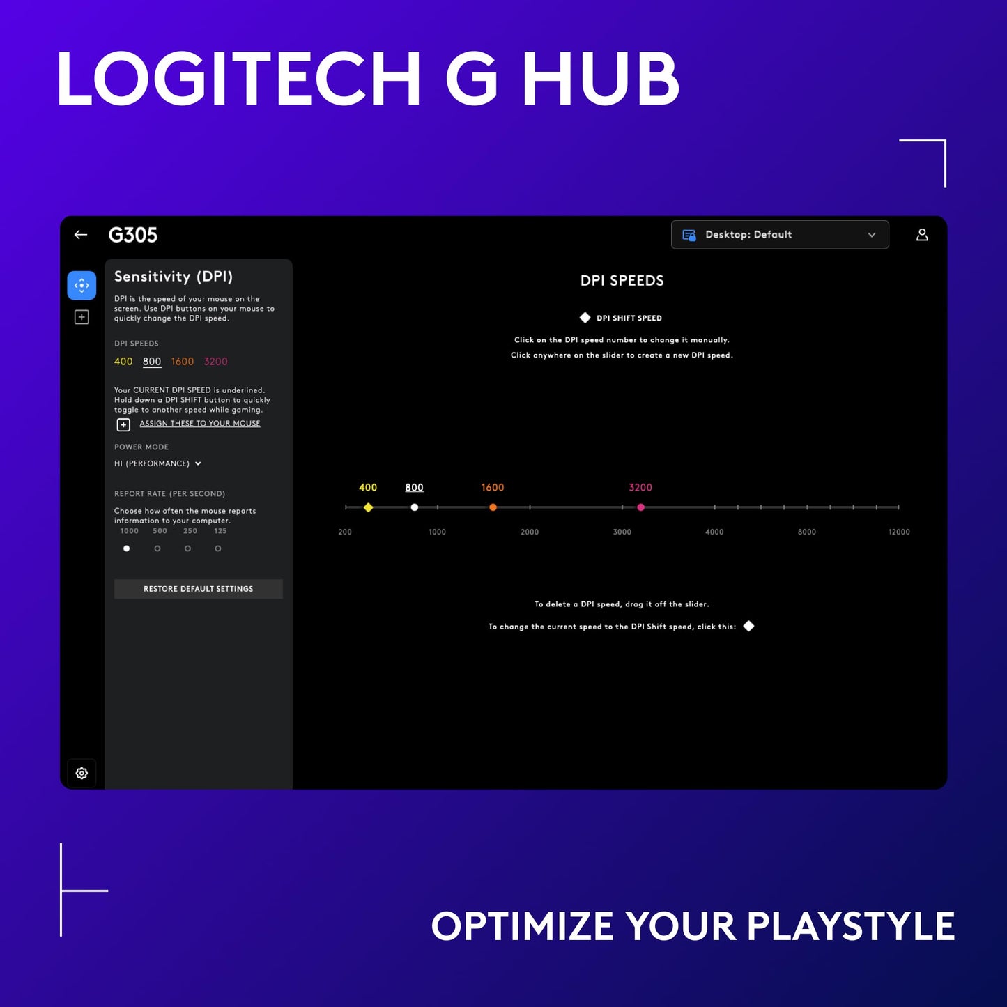 Logitech G305 Lightspeed Wireless Gaming Mouse - Lilac