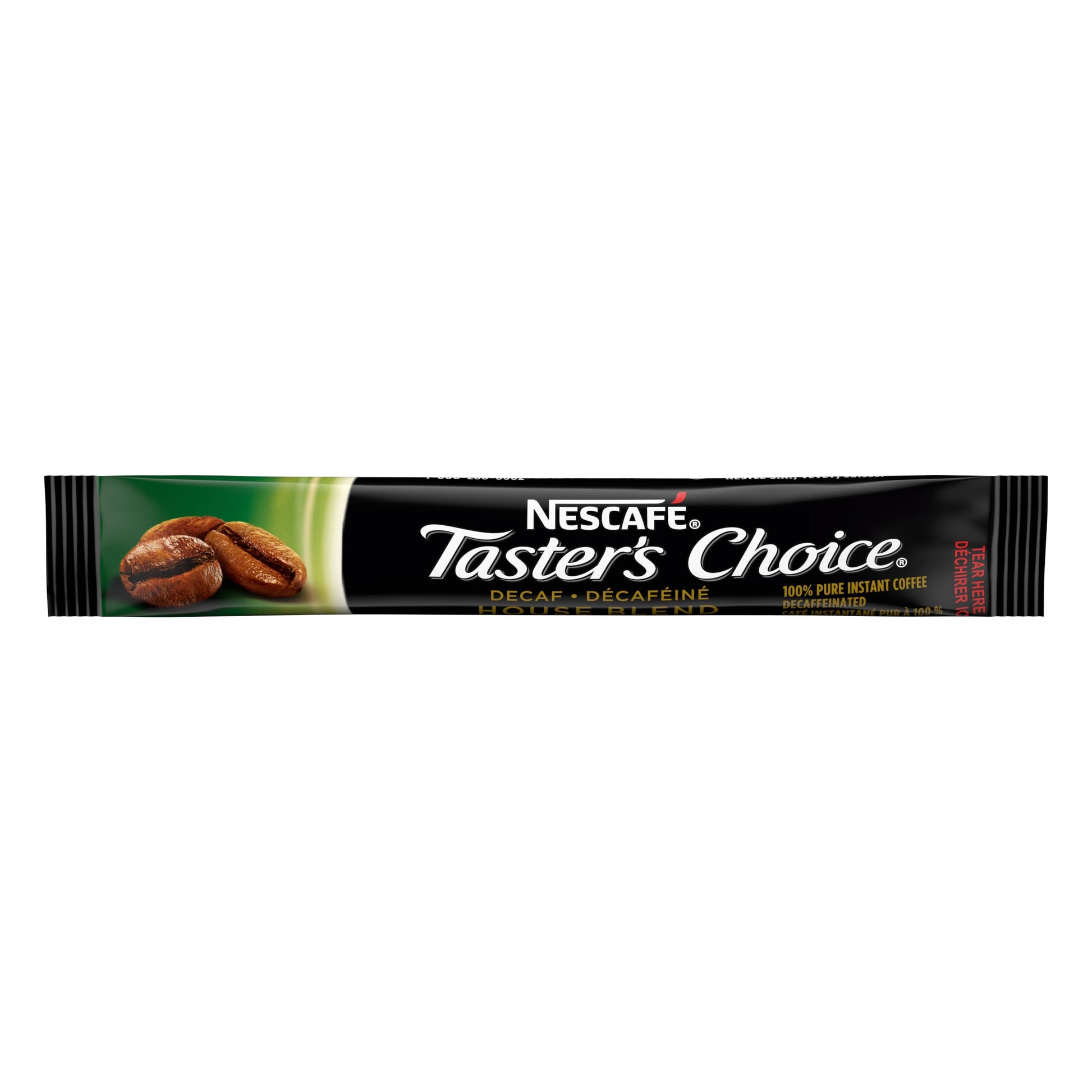 Nescafé Taster's Choice Decaf Instant Coffee Singles, Light Roast, 1.7g (80 Packets)