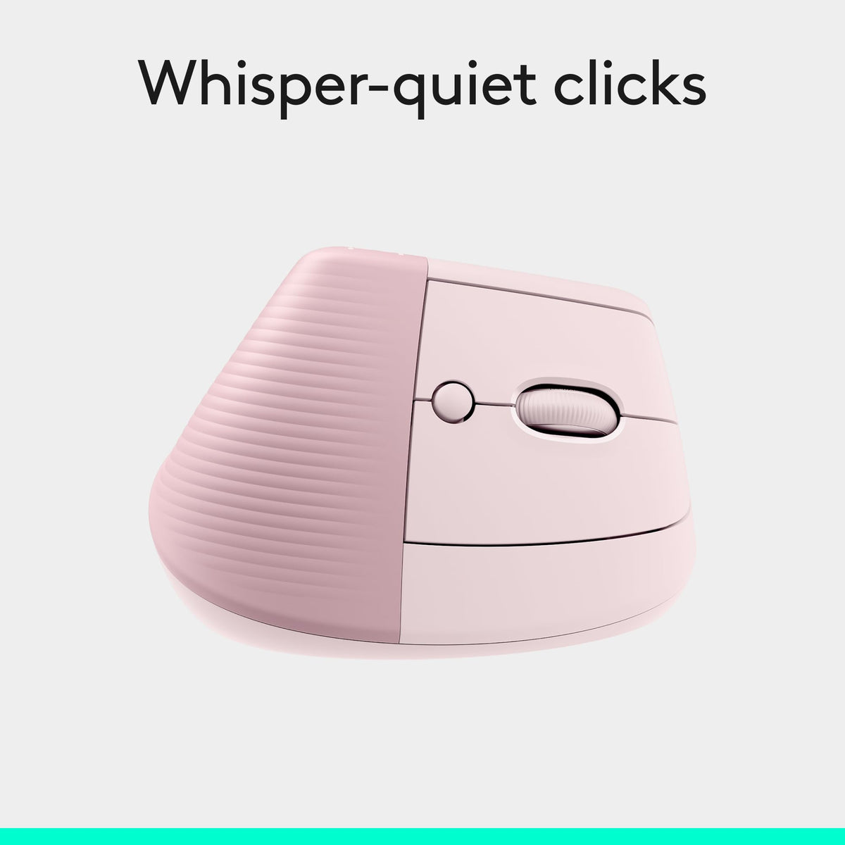 Logitech Lift Vertical Ergonomic Wireless Mouse - Rose