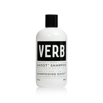 VERB Ghost Fine Hair Shampoo, 12 fl oz | Weightless Smoothing Cleanser Verb