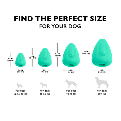 Chew King Premium Treat Dog Toy, XL, Extremely Durable Natural Rubber Toy, Pack of 2, All Breed Sizes Chew King
