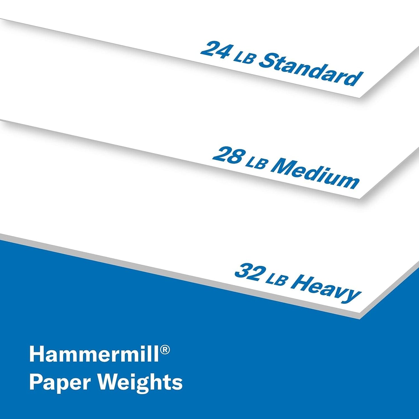 Hammermill Printer Paper, Laser Print Copy Paper, 32lb, 8.5 x 11, Letter, 98 Bright - 1 Pack / 500 Sheets (104646R) Hammermill