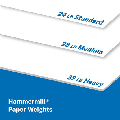 Hammermill Printer Paper, Laser Print Copy Paper, 32lb, 8.5 x 11, Letter, 98 Bright - 1 Pack / 500 Sheets (104646R) Hammermill