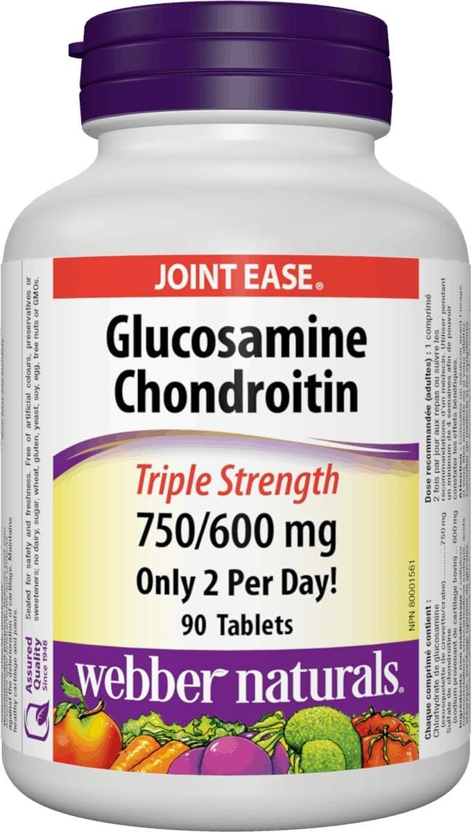 Webber Naturals Glucosamine Chondroitin, 90 Tablets Webber Naturals
