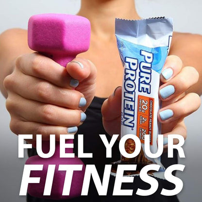 Pure Protein Variety Pack - 18 Bars (Chocolate Peanut Butter, Chewy Chocolate Chip, Chocolate Deluxe)
