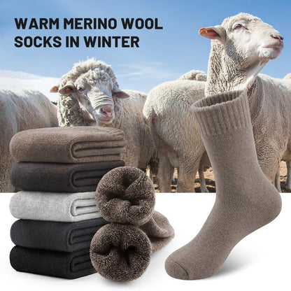 SIMIYA 5 Pairs Merino Wool Socks Extra Thick for Winter Cold Weather 🍁 All In One Marketplace Canada