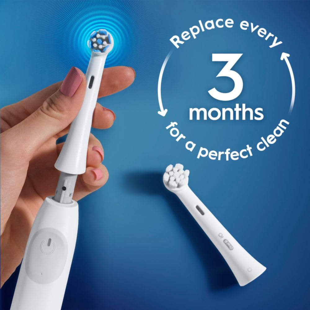Oral-B iO Genuine Replacement Brush Heads, White, 4ct Ultimate Clean + 1ct Gentle Care, 15 Month Supply, Compatible Exclusively with Oral-B iO Electric Toothbrushes, Not Compatible with any Other Series Including: Pro, Vitality, Smart, or Genius - Available at All In One Marketplace Canada