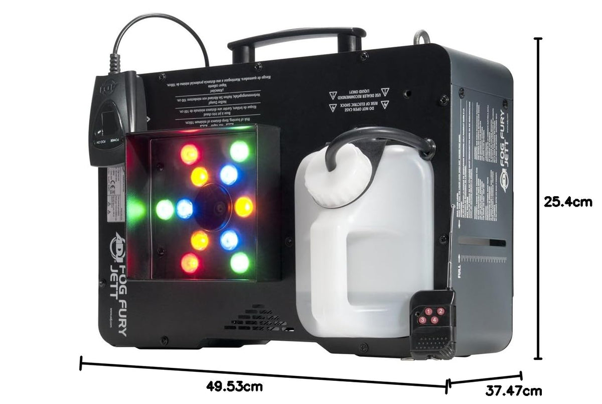 Machine à fumée verticale haute vélocité ADJ Products Fog Fury Jett - Portable