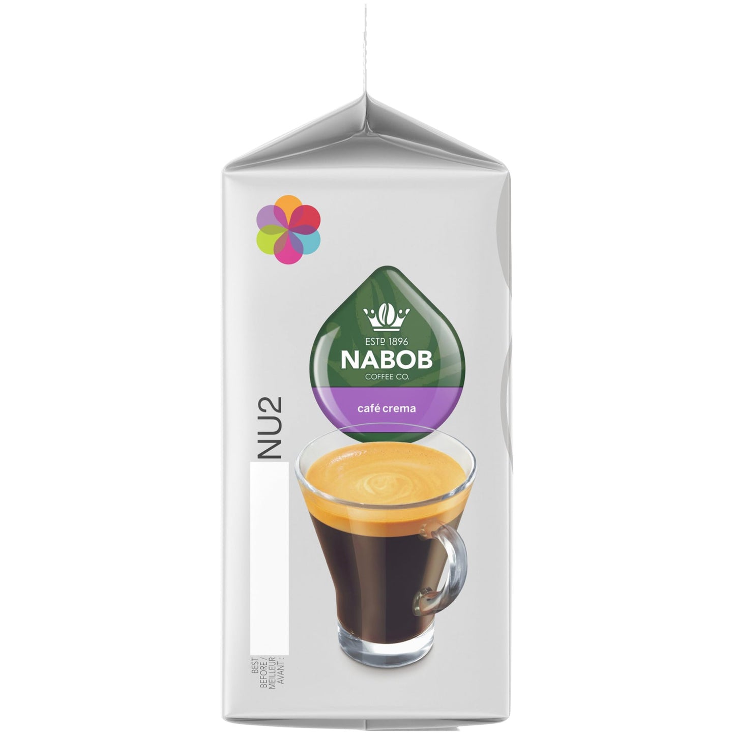 Tassimo Nabob Café Crema Coffee T-Discs, 110g (5 Boxes of 14 T-Discs)