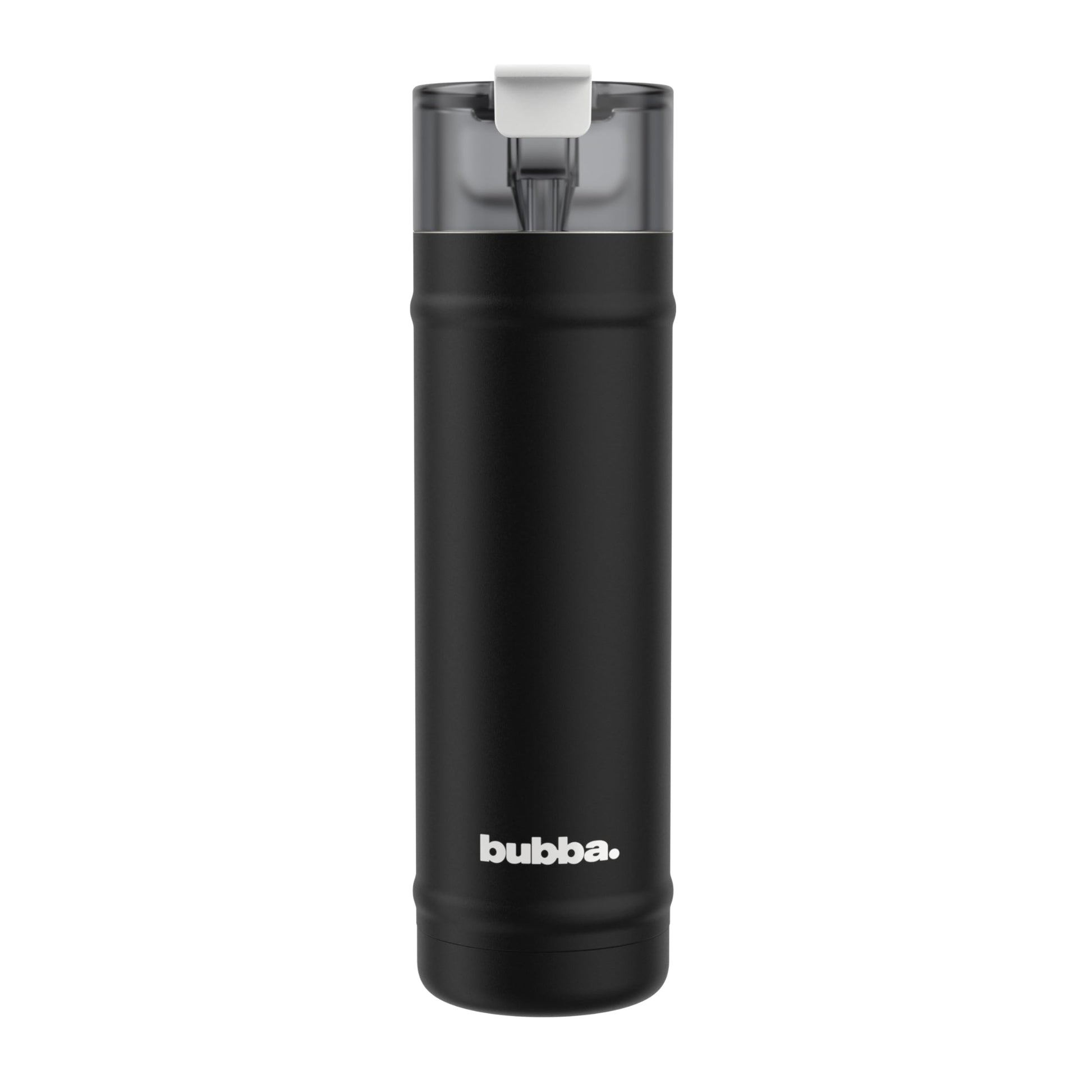 Bubba 24 oz Dualsip Water Bottle with Straw & 2-Way Lid | Leakproof Metal Tumbler | Insulated Stainless Steel | Reusable | Lightweight | Dishwasher Safe | Lead & BPA-Free | Office Siren bubba