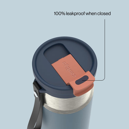 Contigo DualSip 16 oz Compact Water Bottle w/ 2-Way Lid (Drink from Straw or Spout) | Vacuum-Insulated Stainless Steel for Cold Drinks | 100% Leakproof | BPA & Lead-Free | Dishwasher Safe 🍁 All In One Marketplace Canada