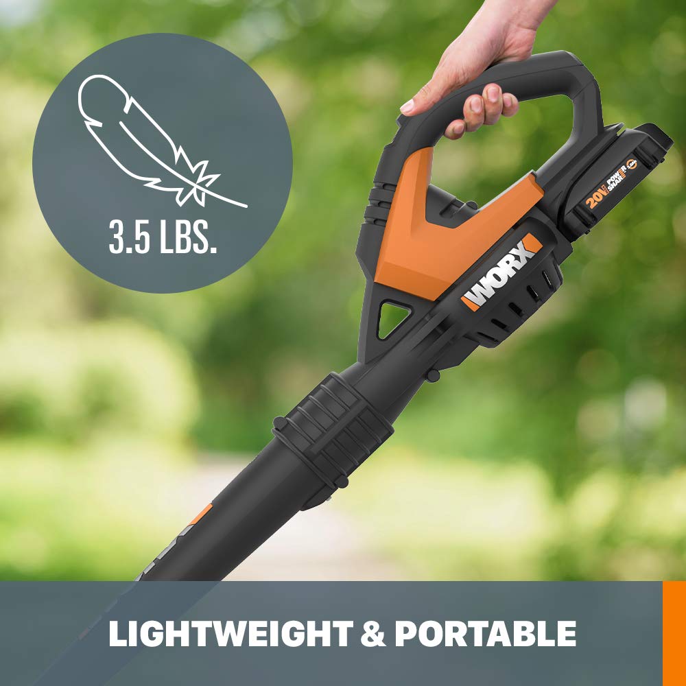 WORX WG545.9 20V Work Air Lithium Multi-Purpose Blower/Sweeper/Cleaner, Battery & Charger Not Included Worx