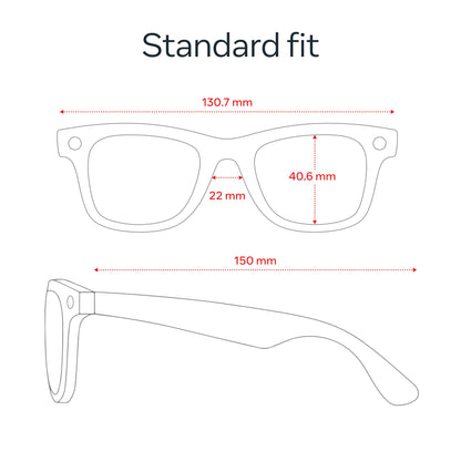 Ray-Ban Meta (Gen 2); Wayfarer; Matte Black | Smart AI Glasses for Men; Women — 2X Battery Life — 3K Ultra HD Resolution and 12 MP Wide Camera; Audio; Video — Clear Lenses — Wearable Technology