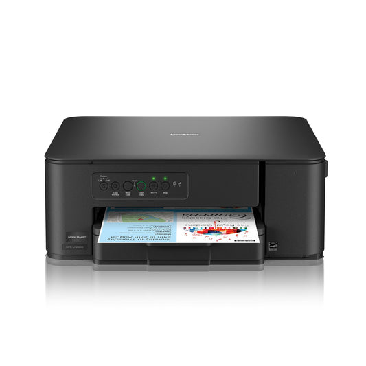 Brother MFC-J1260W Work Smart Wireless Colour Inkjet All-in-One Printer Scanner Copier for Home Office 150-Sheet Tray 16ppm Black 9ppm Colour with LC501 Starter Ink (MFCJ1260W)