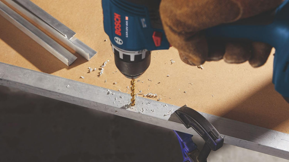 BOSCH GSR18V-400B22 18V Compact Brushless 1/2 in. Drill/Driver Kit with (2) 2.0 Ah Slimpack Batteries
