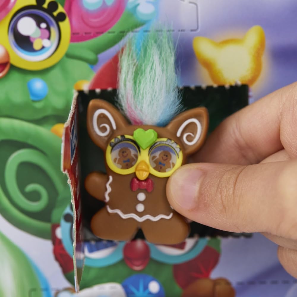 Furby Minis Advent Calendar for Kids 6 Years and Up, 24 Days of Surprise Holiday Toys with 1-Inch Figures, Stickers & Fun Accessories 🍁 All In One Marketplace Canada