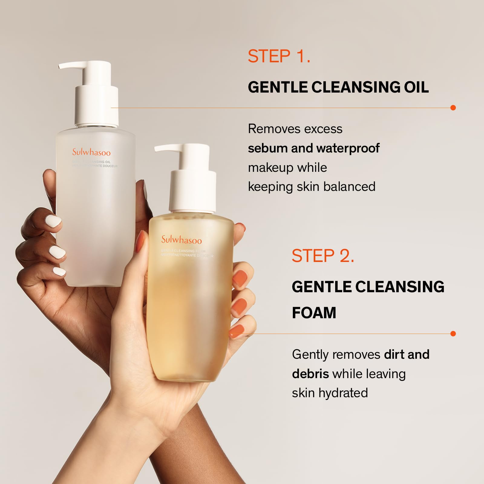 Sulwhasoo Gentle Cleansing Foam – Hydrating Daily Gel-to-Foam Facial Cleanser with Korean Herbal Ingredients | Removes Makeup, Dirt & Impurities, Softens & Refreshes Skin | Korean Skincare Face Wash - Available at All In One Marketplace Canada