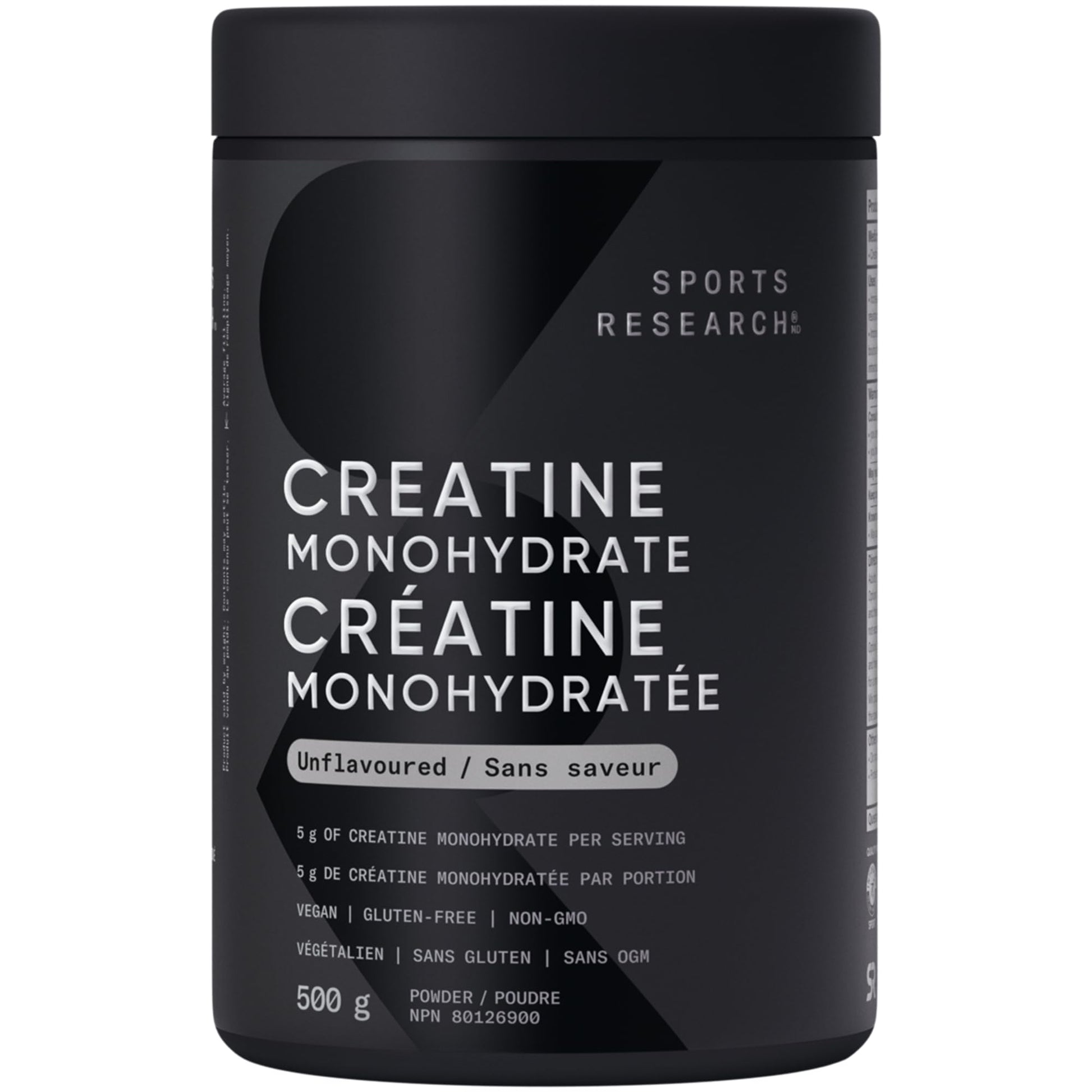 Sports Research® Creatine Monohydrate - Pure Micronized Creatine Monohydrate Powder - Improves strength, power, and performance for Women and Men | Non-GMO 100 Servings