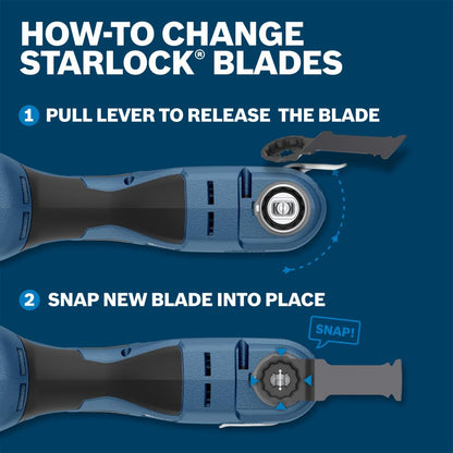 BOSCH OSL114JF Starlock Bi-Metal Xtra Clean Plunge Cut Blade, 1-1/4" Width (-P)
