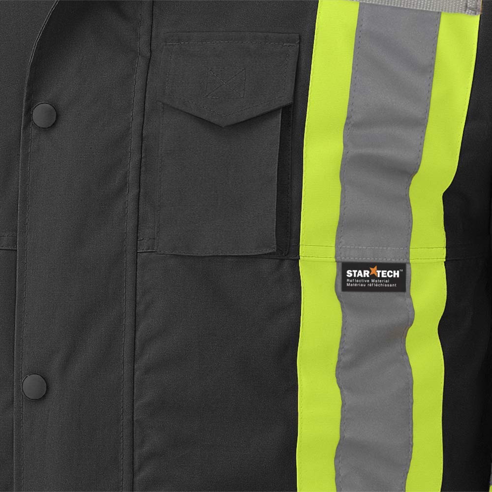 Pioneer Hi Vis Winter Work Jacket for Men - 7-in-1 - For Construction 🍁 All In One Marketplace Canada
