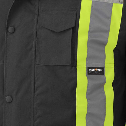 Pioneer Hi Vis Winter Work Jacket for Men - 7-in-1 - For Construction 🍁 All In One Marketplace Canada
