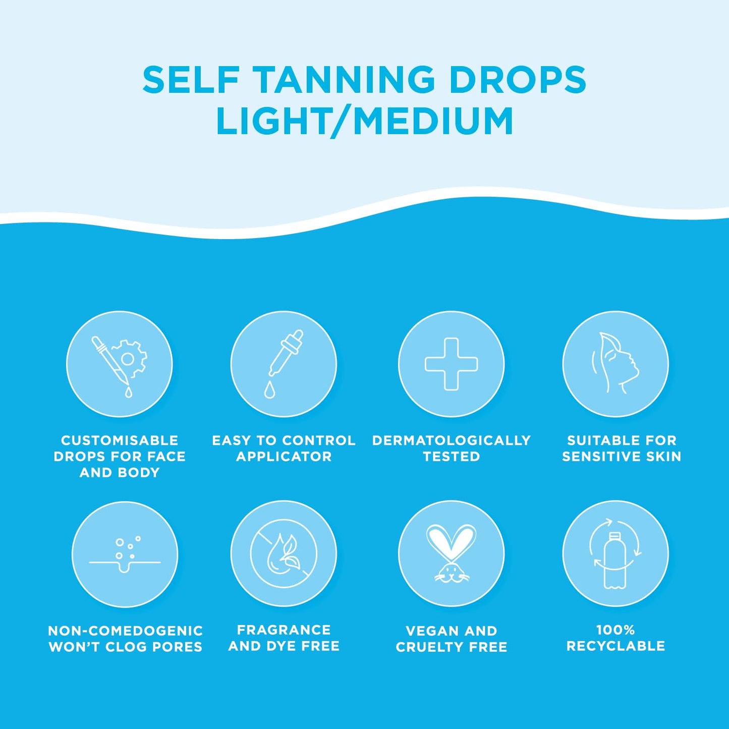 Bondi Sands Self Tanning Drops Light/Medium 30ml Bondi Sands