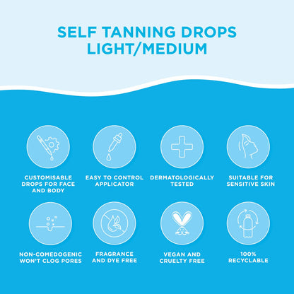 Bondi Sands Self Tanning Drops Light/Medium 30ml Bondi Sands
