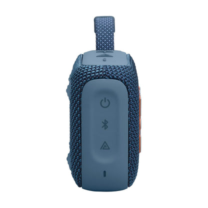 JBL Go 4 - Ultra-Portable, Waterproof and Dustproof Bluetooth Speaker, 7-Hour Built-in Battery, Made in Part with Recycled Materials (Blue)