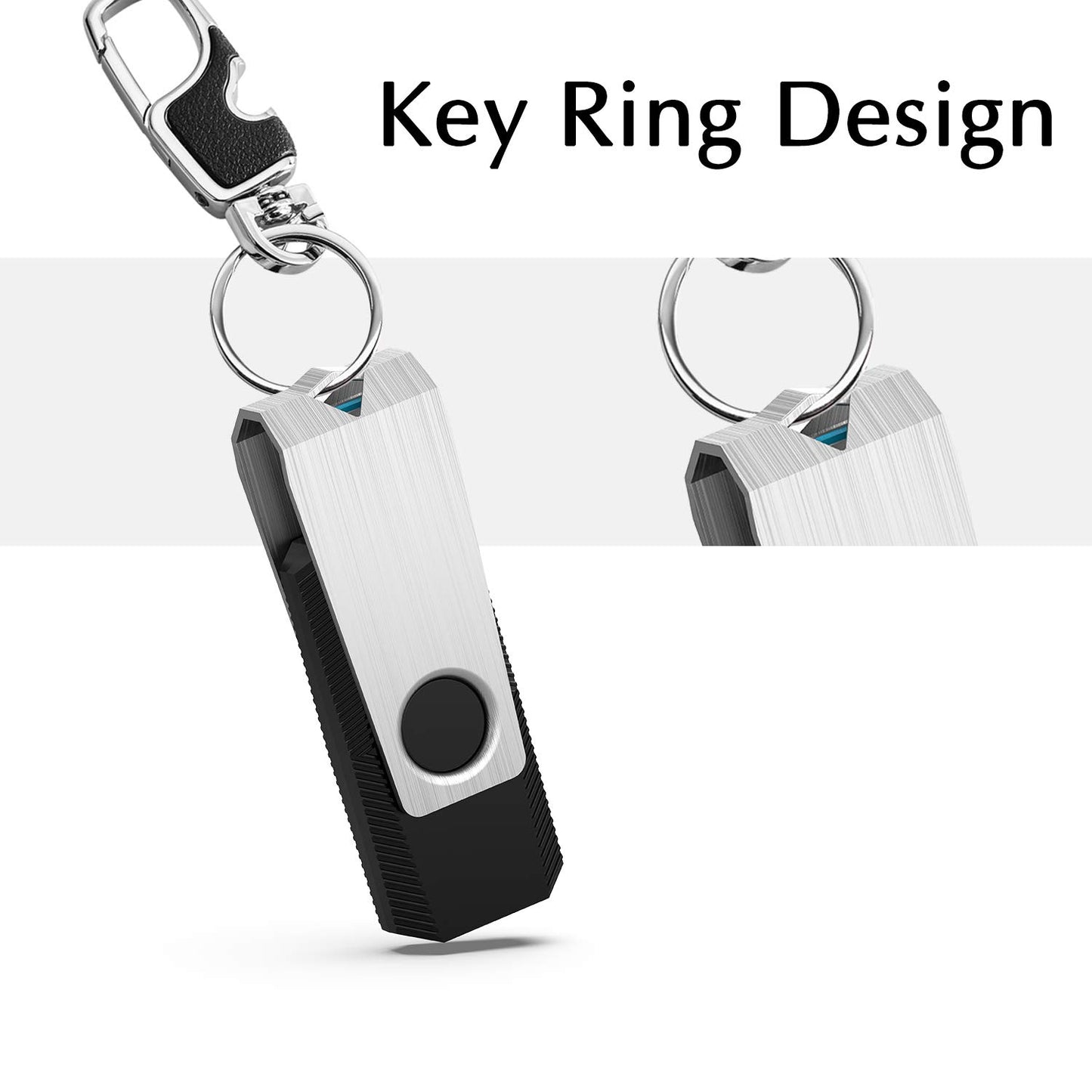 16GB 3 Pack USB Flash Drive 16GB USB Stick Bulk USB Drive 2.0 USB Key USB Thumb Drive Flash Drives 16gb Memory Stick for Computer (Black,3 pcs)