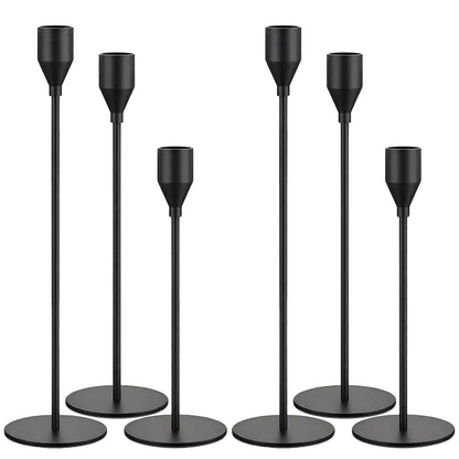 MICOKAY 6Pack Candle Holders for Taper Candles, Metal Candlestick Holders 🍁 All In One Marketplace Canada