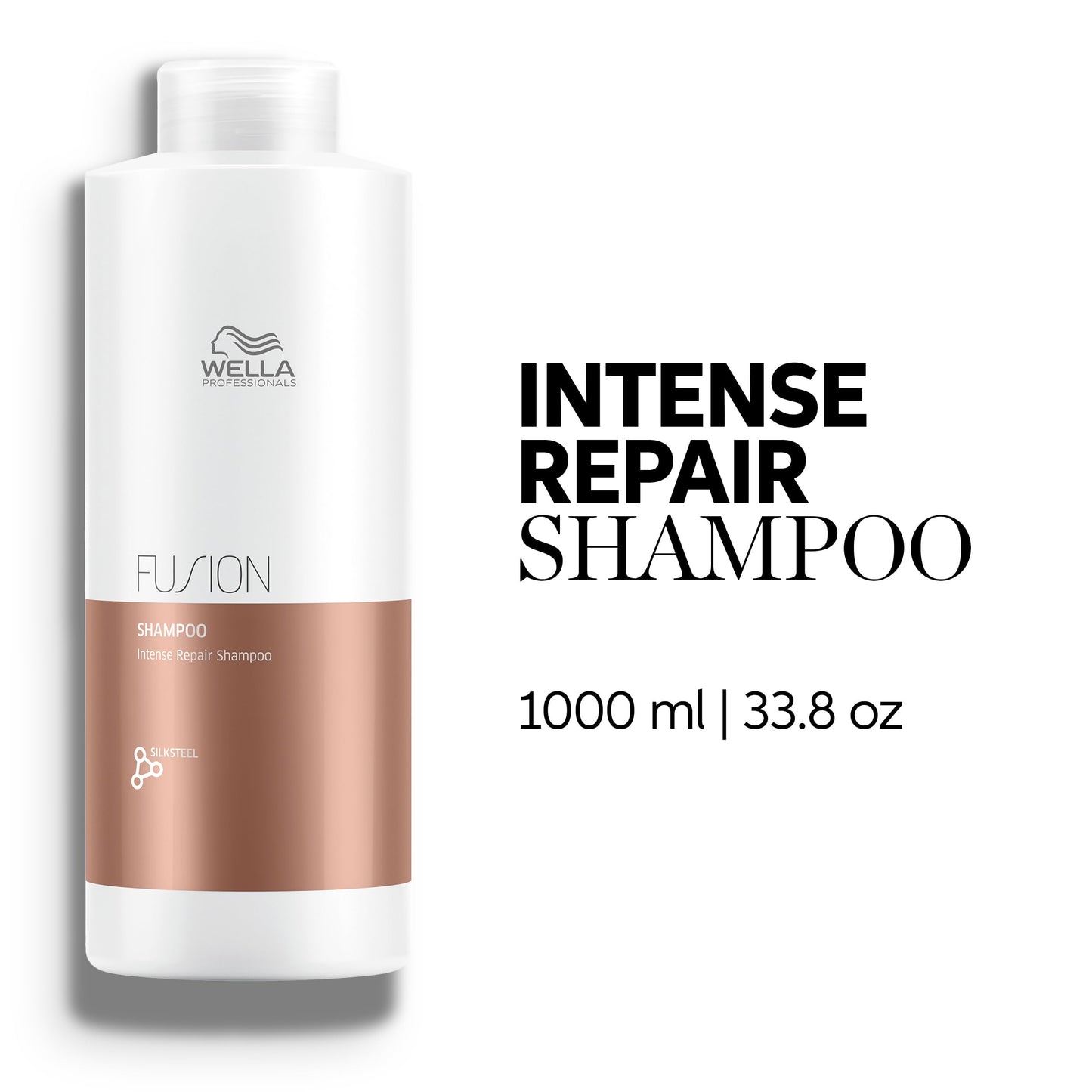 Wella Professionals Fusion Intense Repair Shampoo|For Damaged Hair| Hair Repair| Anti Breakage| 33.8 Fl Oz Wella Professionals