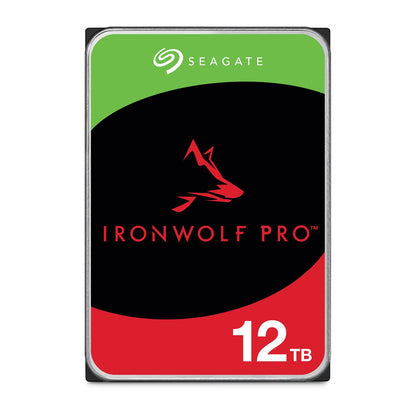 Seagate IronWolf Pro 12 TB Enterprise NAS Internal HDD – CMR 3.5 Inch, SATA 6 Gb/s, 7200 RPM, 256 MB Cache for RAID Network Attached Storage (ST12000NTZ01/ST12000NT001)
