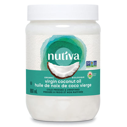 Nutiva Organic Coconut Oil Virgin, 860Ml