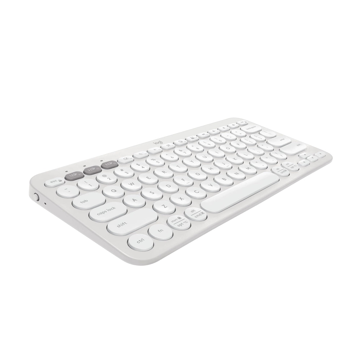 Logitech Pebble Keys 2 K380s Wireless Bluetooth Keyboard - Tonal White