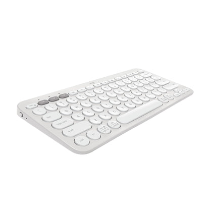 Logitech Pebble Keys 2 K380s Wireless Bluetooth Keyboard - Tonal White