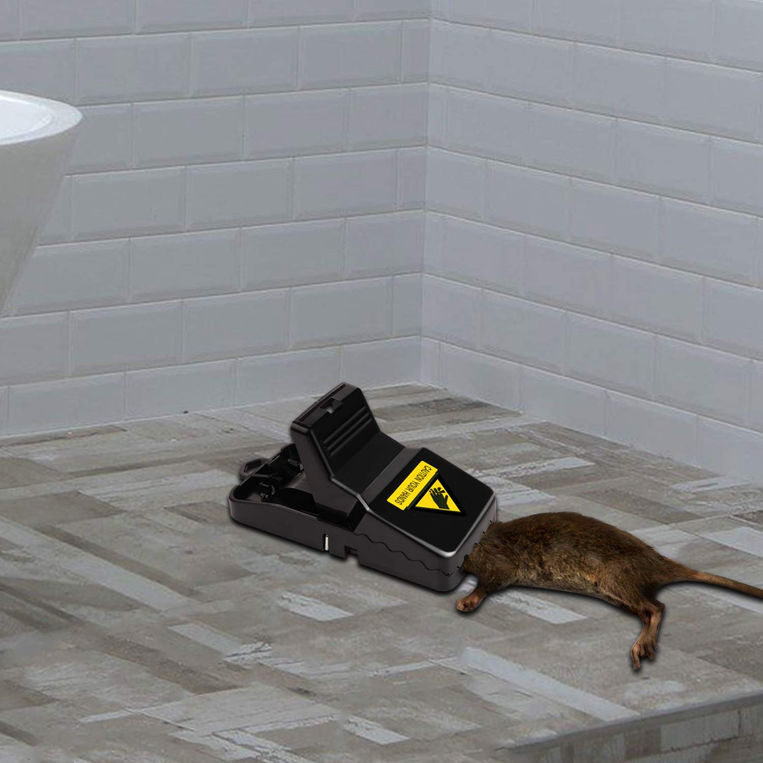 Mouse Traps 8 Pack - Humane Instant Catch Reusable Indoor/Outdoor Snap Traps for Small Mice, Safe & Effective Rodent Catcher with Easy Clean Design (Kids & Pets Friendly)