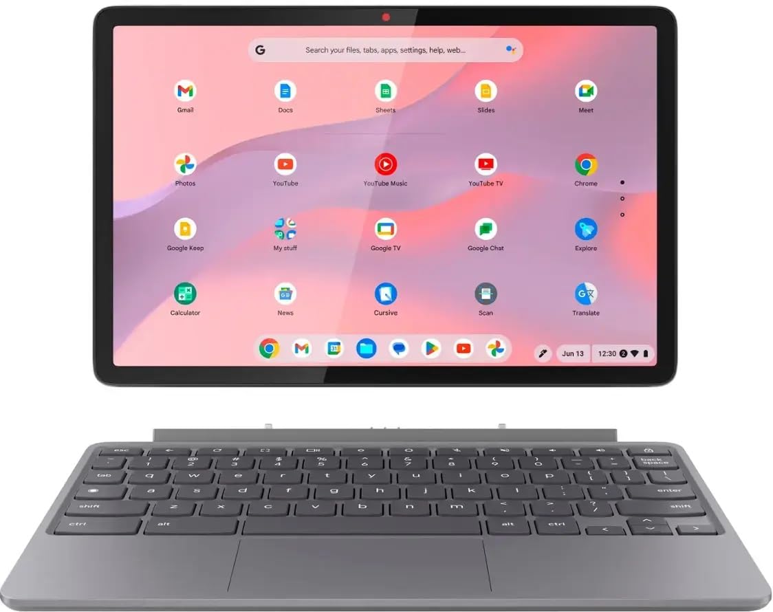 Lenovo Ideapad Chromebook | IP Duet 11 | Detachable Laptop | 10.9" 2K Touchscreen | MediaTek Kompanio 838 Processor | 4GB ‎LPDDR4X RAM 128GB Flash Memory | Stylus not Included | 83HH0002US 🍁 All In One Marketplace Canada Lenovo