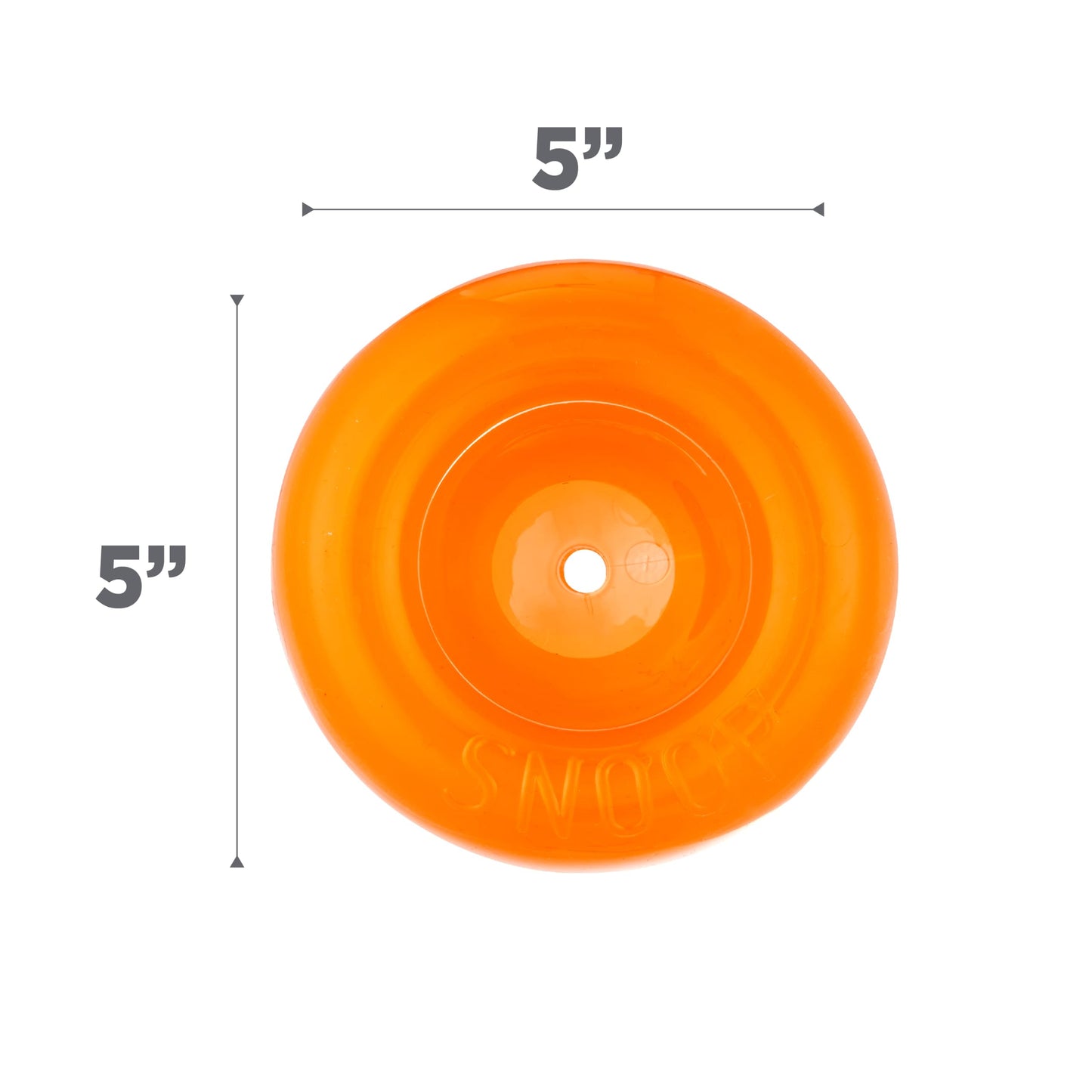 Outward Hound Snoop Dog Toy – Treat‑Dispenser Puzzle Ball, Interactive Slow Feeder, Medium to Large Dogs, Bouncy & Mint-Infused, Orange, 5" Outward Hound