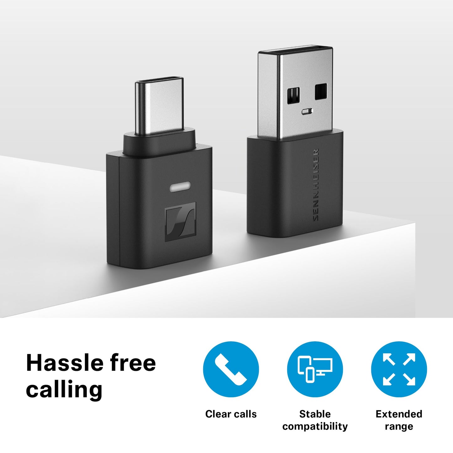 Sennheiser BTD 700 Dongle, Auracast, Low Latency, Bluetooth, USB-C, USB -A Sennheiser